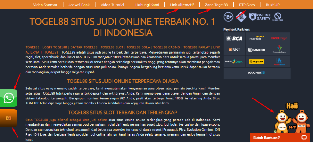 Fitur Unggulan di Situs Togel88