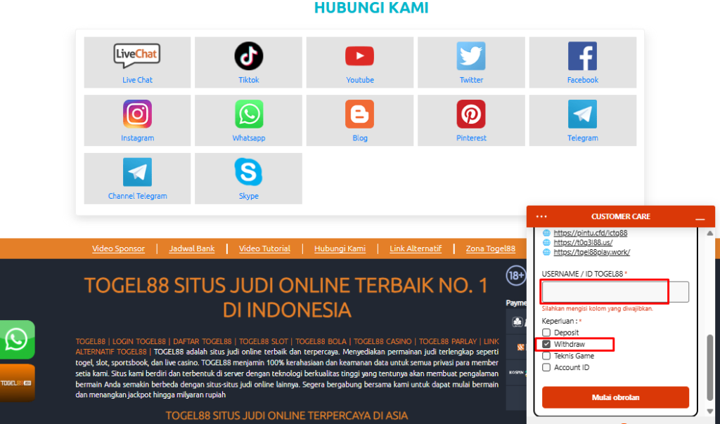 Withdraw cepat dan kilat